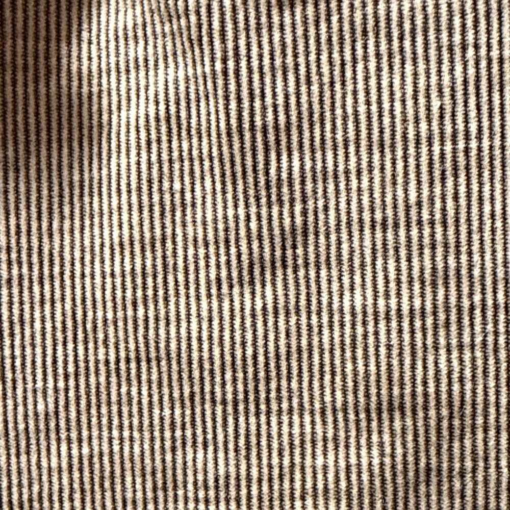 Elegant Women's brushes cotton pin strip Gray Pants - Picture 2 of 8